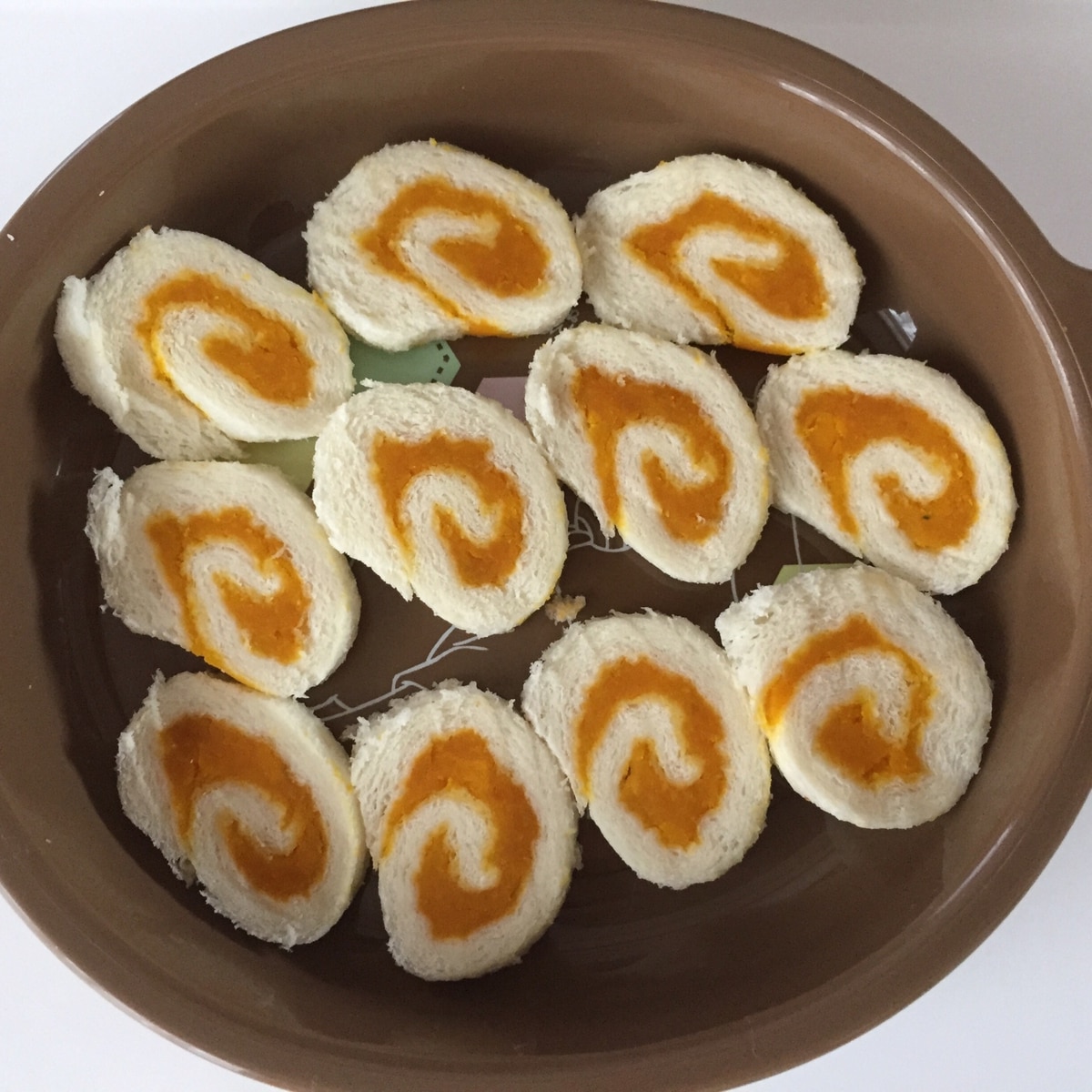 離乳食後期 食パンのかぼちゃロール レシピ 作り方 By のん 楽天レシピ